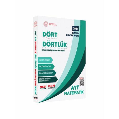 2027 MEBİ-OGM 11  Sınıf Dört Dörtlük Matematik Pekiştirme Testi A4 Renkli Soru Bankası BASKI ÜCRETİ