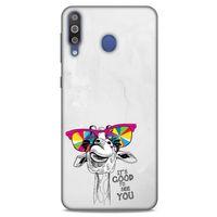Animax Çılgın Zürafa Samsung Galaxy M30 Kılıf Desenli Silikon