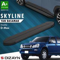 S-Dizayn Isuzu D-Max Skyline Siyah Yan Basamak 203 Cm 2007-2012 A+ Kalite