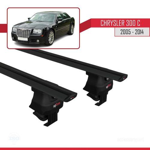 Chrysler 300 C 2005-2014 Arası ile uyumlu ACE-4 Ara Atkı Tavan Barı SİYAH