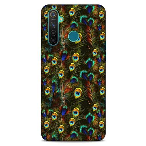 Oppo Realme 5 Pro Kılıf Desenli Özel Seri Tüyler (11) Tam Koruma