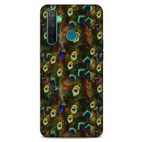 Oppo Realme 5 Pro Kılıf Desenli Özel Seri Tüyler (11) Tam Koruma