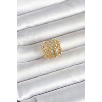 316L Çelik Sarmal Zincir Model Kadın Yüzük