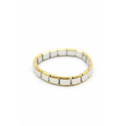 Lastikli Çelik Bilezik - Gümüş