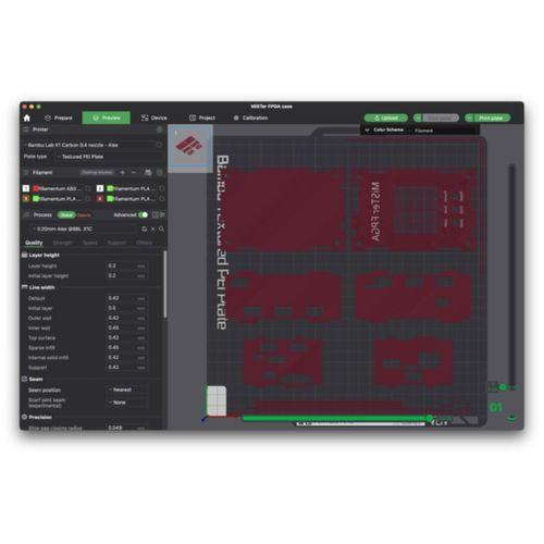 MiSTer FPGA Bambu Kasa 3D Baskı (Bu ürün Sadece Plastik parçadır - Almadan Önce Soru Sorabilirsiniz)