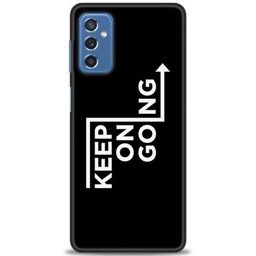 Samsung Galaxy M52 5G Kılıf HD Baskılı Kılıf - Keep On Going + Tam Ekran Koruyucu
