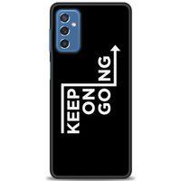 Samsung Galaxy M52 5G Kılıf HD Baskılı Kılıf - Keep On Going + Tam Ekran Koruyucu