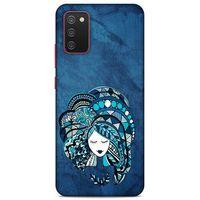 Lopard Samsung Galaxy A02S Uyumlu Kılıf Sürreal Yüzler ♀ (35) Fit Design Kılıf Baskılı