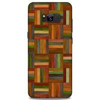 Lopard Samsung Galaxy S8 Plus Uyumlu Kılıf Wood'X (21) Koruyucu Kapak Baskılı