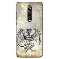 Lopard Xiaomi Redmi K20 Uyumlu Kılıf Tattoo's (30) Silicone Case Şeytan Ejderha