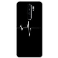 Redmi Note 8 Pro Kılıf HD Desen Baskılı Arka Kapak - Heart Rytm