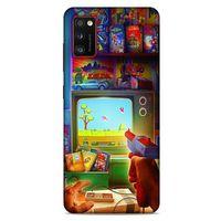 Lopard Samsung Galaxy A41 Uyumlu Kılıf Retro (25) Antişok Kapak