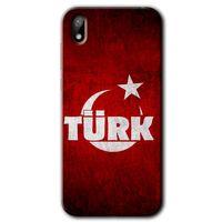 Huawei Y5 2019 Kılıf HD Desen Baskılı Arka Kapak - Ayyıldız Türk