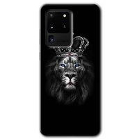 Samsung Galaxy S20 Ultra HD Baskılı Kılıf + 9D Tam Ekran Koruyucu - King Lion