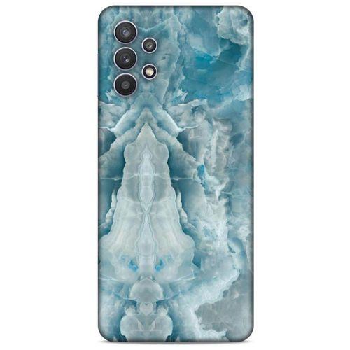 Samsung Galaxy A32 Uyumlu Kılıf Mavi Delisi (8) Baskılı Kılıf Mermer