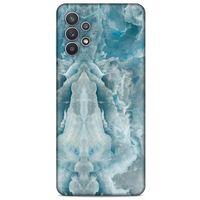 Samsung Galaxy A32 Uyumlu Kılıf Mavi Delisi (8) Baskılı Kılıf Mermer