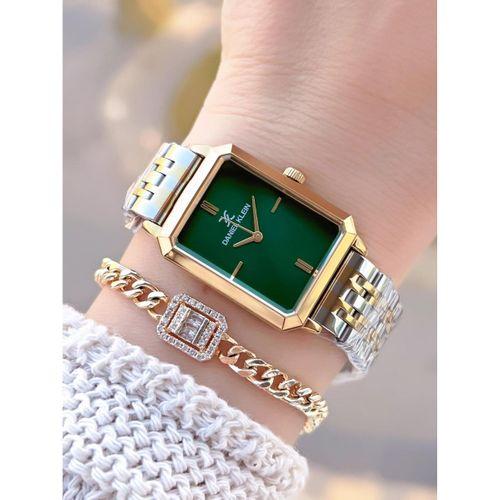 Daniel Klein Çelik Kordonlu 2 Yıl Garantili 3 Atm Suya Dayanıklı Kadın Kol Saati+Bileklik BD.13785.8