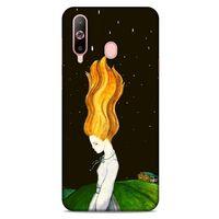 Samsung Galaxy A60 Kılıf Depresyon (1) Kılıfı Kahverengi Bordo