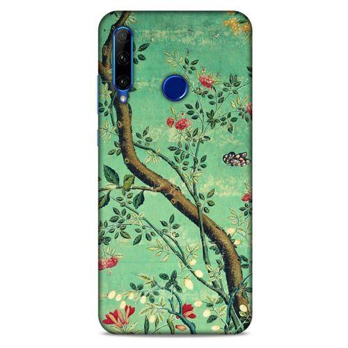 Huawei Y6P Uyumlu Kılıf Yeşil Delisi (28) Arka Kapak Zümrüt yeşili
