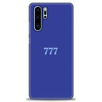 Huawei P30 Pro Kılıf HD Baskılı Kılıf - 777 + Tam Ekran Koruyucu