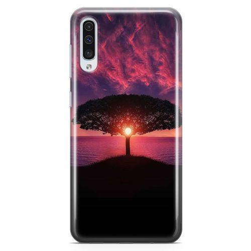 Samsung Galaxy A50 Kılıf Güneşin Batışı Arka Kapak Koruma Desenli Full Koruyucu