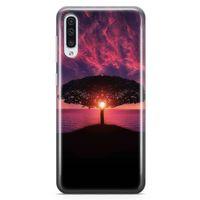 Samsung Galaxy A50 Kılıf Güneşin Batışı Arka Kapak Koruma Desenli Full Koruyucu