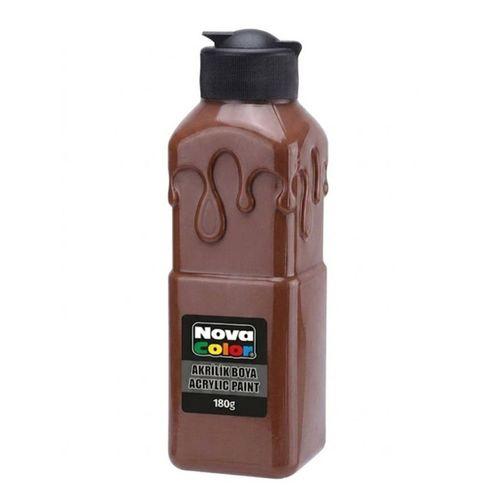 Nova Color Akrilik Boya 180Gr Kahverengi - 3 adet