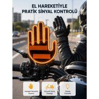 176 Led Amber Renkli El Hareketiyle Kontrol Edilen Motosiklet Dönüş Sinyali