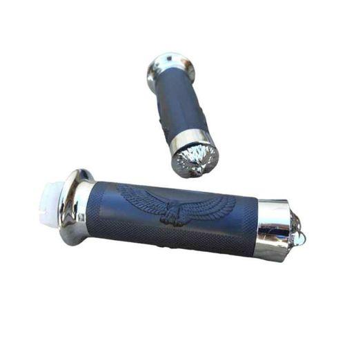 SEVGENT Elcik Siyah-Nikel Kartal Başlı Desenli