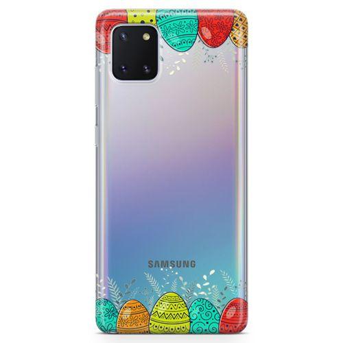 Samsung Galaxy A81 Kılıf Paskalya Bayramı Arka Kapak Koruma Desenli Full Koruyucu