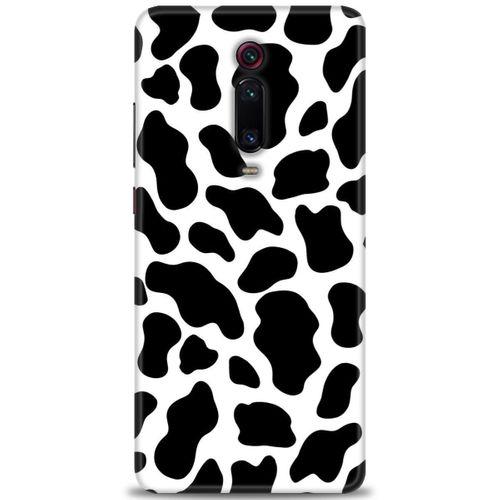 Xiaomi Mi 9T Kılıf HD Baskılı Kılıf - İnek + Tam Ekran Koruyucu