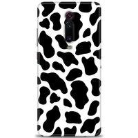 Xiaomi Mi 9T Kılıf HD Baskılı Kılıf - İnek + Tam Ekran Koruyucu
