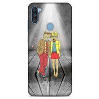 Samsung Galaxy A11 Kılıf FunnyMaX (35) Fit Design Kılıf Gri