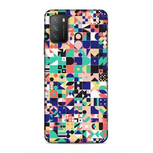 Xiaomi Poco M3 Uyumlu Kılıf Insomnia (40) Fit Silikon Kılıf Minik Kareler
