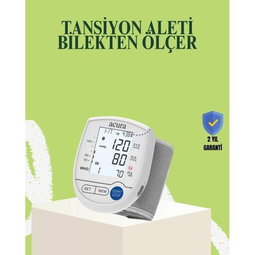 Bilekten Dijital Tansiyon Aleti Hem Pilli Hem Şarjlı Hafızalı
