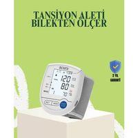 Bilekten Dijital Tansiyon Aleti Hem Pilli Hem Şarjlı Hafızalı