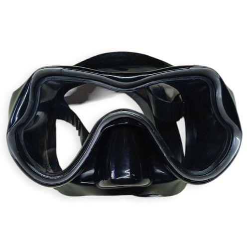 Star Diving Temper Camlı Dalış Maskesi Yetişkin - 51709-SİYAH