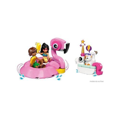 Eğitici Oyuncak 42658 Lego Friends Unicorn ve Flamingo Havuz Partisi 99 parça +5 yaş