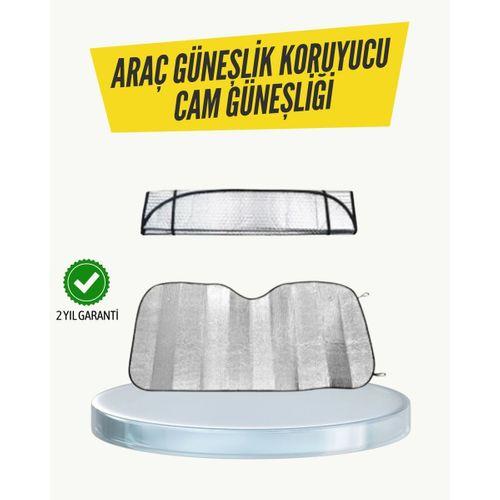 Metalize Reflektörlü Katlanabilir Araç Güneşliği – Yüksek Performanslı Isı Ve Uv Koruması