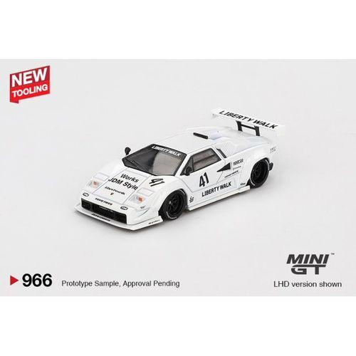 Mini GT Lamborghini Countach LB-WORKS White 2024 Tokyo Auto Salon 966
