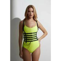 Zincir Detaylı 5 Sıralı Deri Kemer, Deri Korse Kemer - Brf626