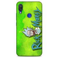 Xiaomi Redmi Note 7 Pro Uyumlu Kılıf Rick And Morty (12) Koruyucu Silikon Space Cruiser / Car