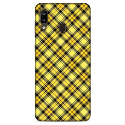 Gömlek (4) Desenli Silikon Kapak Telefon Kabı Samsung Galaxy A20 Kılıf