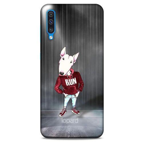 Samsung Galaxy A50 Kılıf FunnyMaX (41) Tank Kılıf Gri Bull Teriyer