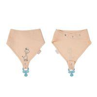 BabyJem Emzik Askılı Müslin Önlük 837 Somon