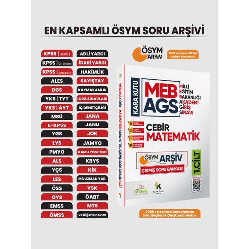 MEB AGS Matematik Kara Kutu 1 Cilt En Kapsamlı ÖSYM Çıkmış Soru Bankası Konu Özetli Dijital Çözümlü