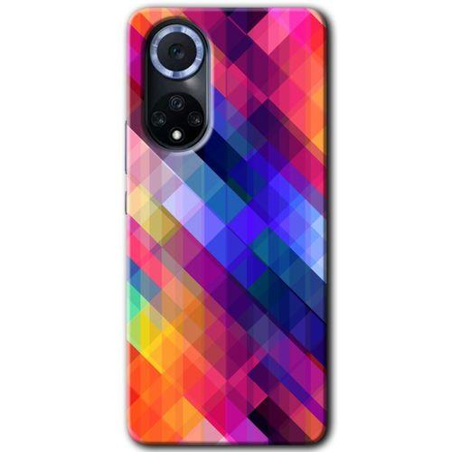 Huawei Nova 9 Kılıf HD Desen Baskılı Arka Kapak - Multi Oblique