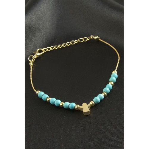 Karışık Turkuaz Boncuk Bileklik