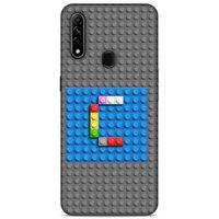 Lopard Oppo A31 Uyumlu Kılıf BloX (13) Silikon Kap C Harfi