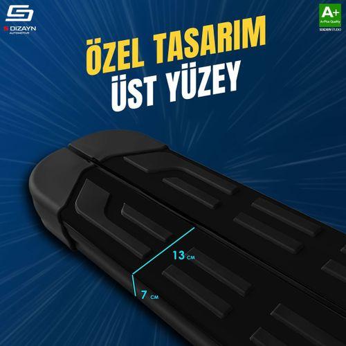 S-Dizayn SWM G03F S-Plus Siyah Yan Basamak 193 Cm 2023 Üzeri A+ Kalite